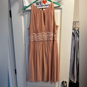 Beautiful blush pink sequin dress